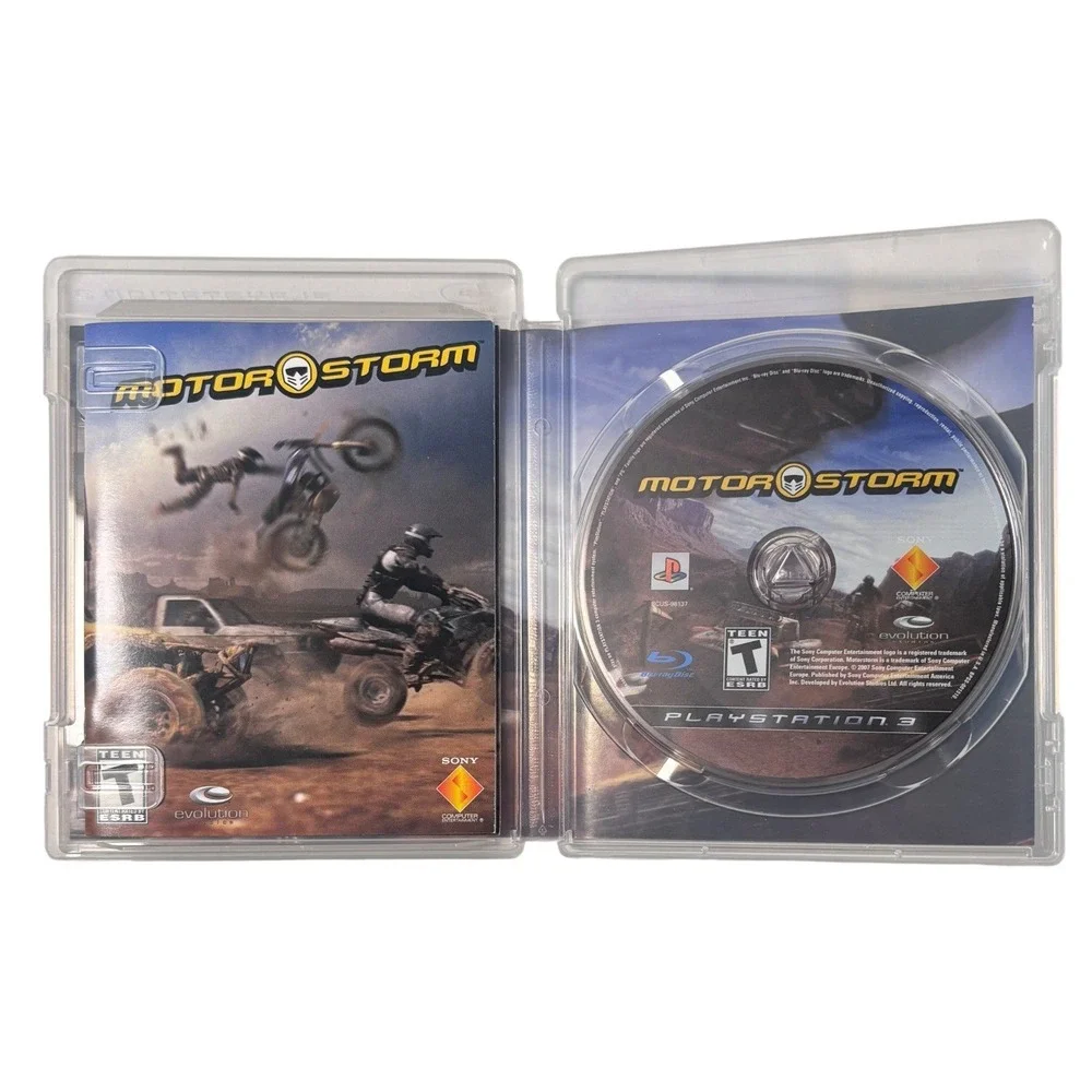 MotorStorm Sony PlayStation 3 PS3 Off-Road Racing Game Resale Case